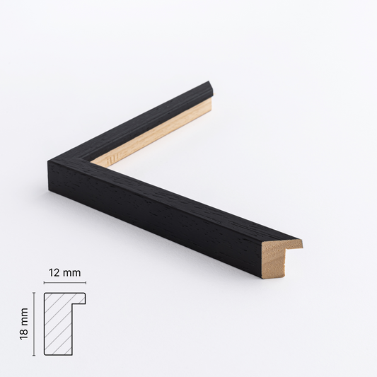 Moulding 103 (12x18), Black