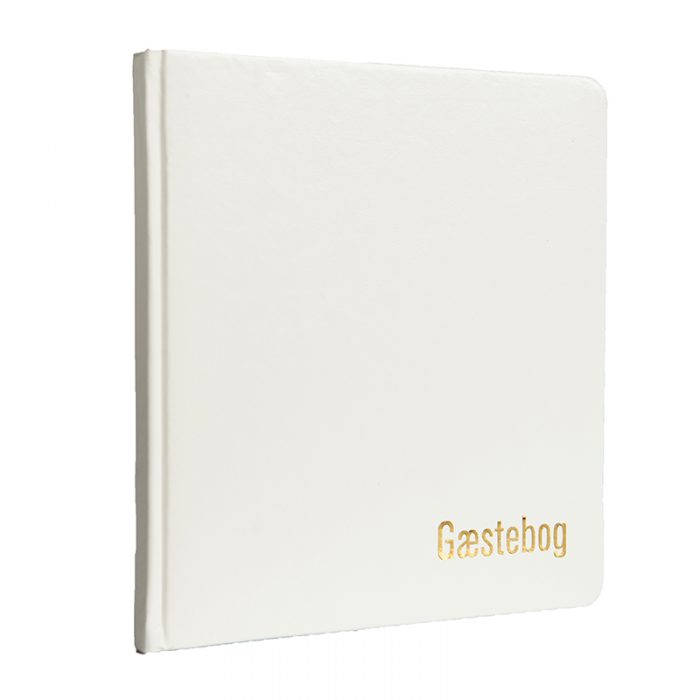 Gæstebog med 65 creamfarvet sider