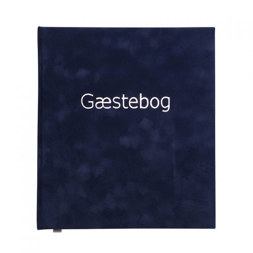Gæstebog med 84 hvide sider