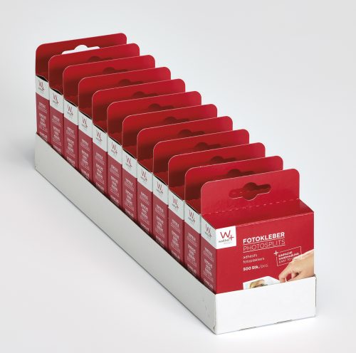 Foto klæber - display med 12 stk.