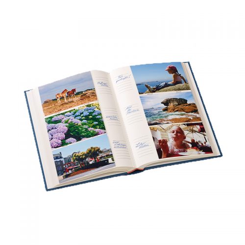 Fun super 300 m/lomme og skrivefelt til 10×15 billeder. Fås i 6 farver.