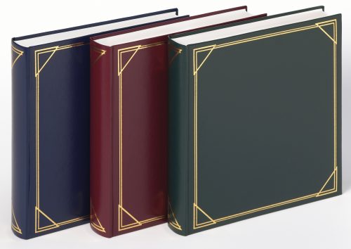 MX-200 Fotoalbum med hvide blanke sider (Fås i 4 farver)